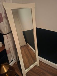 wooden mirror