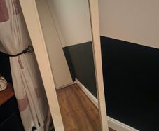 wooden mirror