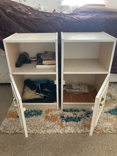 Two bedside lockers