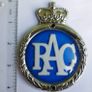 1960's Vintage ROYAL AUTOMOBILE CLUB R.A.C. Radiator Grill Fitting Car Badge Image 5