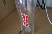 Budweiser pint glasses x24