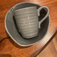 Paul Costelloe Living Grey Bowl and matching mug
