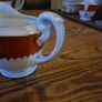 Antique Chinese Teapot, sugar bowl and milk jug. Image 6