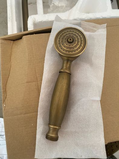 Brass shower.