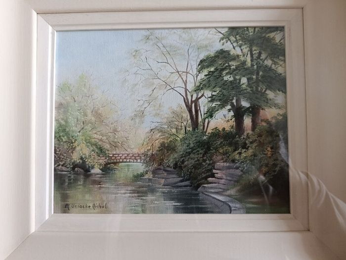 May Uniacke Nichol St Stephens Green Dublin Original Painting