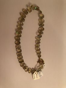 Lemon quartz necklace