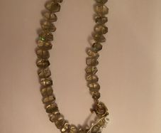 Lemon quartz necklace