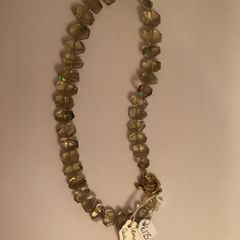 Lemon quartz necklace