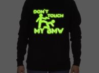 main image for ad Don't touch my BMW sweatshirt glow in the dark sweatshirt BMW jumper bmw