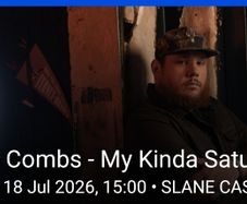 Luke combs 2x Saturday