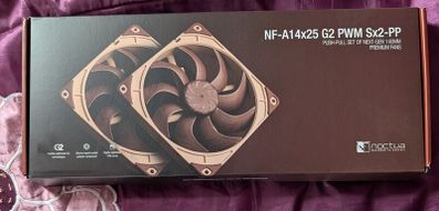 Noctua NF-A14x25 G2 PWM Sx2 PP Dual Pack
