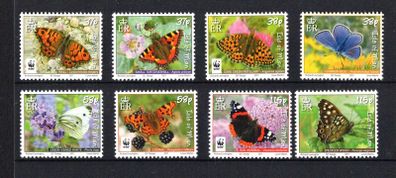 2011 Isle of Man Butterfly Collection Commemorative Stamps Mint Never Hinged (MNH)