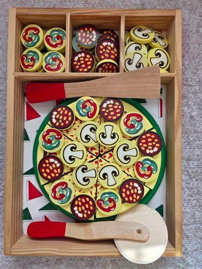 Melissa and Doug Wooden Pizza Set