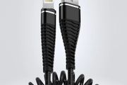 USB Charger Cable For iPhone 7 6S 8 11 13 XR 12 SE iPad Coiled Wire Lead