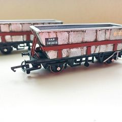 Model  Railway  Br. Haa  Hopper  Wagons