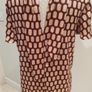 Zara geometric silky feel top xs uk10 Image 5