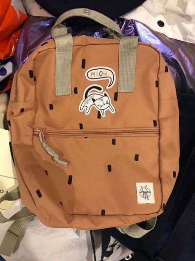 Pink Meow backpack