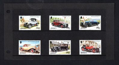 1992 Jersey Vintage Cars Commemorative Stamps Presentation Pack