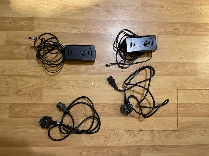 LED Red Head Lights with Dimmer x2