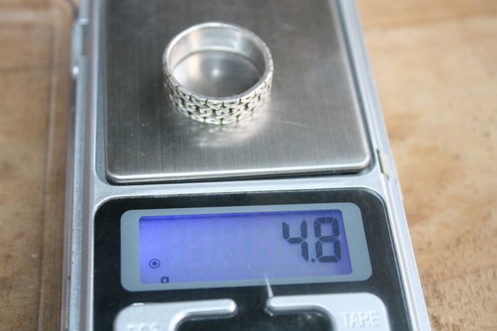 Vintage Sterling Silver 925 Irish Celtic Knot Band Ring