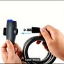 Bike Lock flexible with clip on holder Image 2
