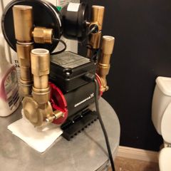 Water pump shower