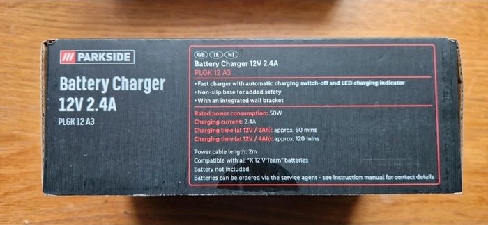 Parkside 12V charger