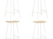 Bar Stools 4 pcs Solid Mango Wood