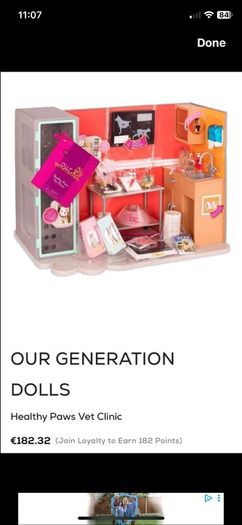 Generation doll vet set with 2 dolls and loads of accessories