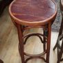 Three Vintage Bentwood High Bar Stools Image 3