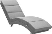 Relaxing Lounger London Living Room Ergonomic 186 x 55 cm Modern Recliner Chair