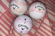 (3) Callaway supersoft golf balls