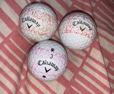 (3) Callaway supersoft golf balls