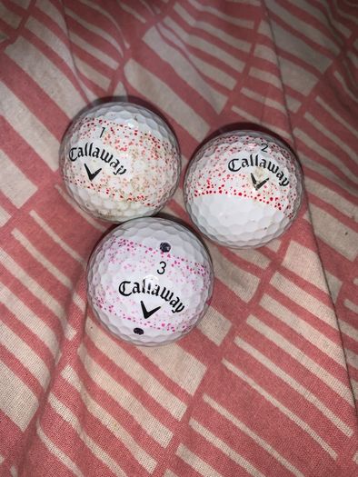 (3) Callaway supersoft golf balls