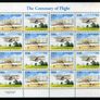2003 Ireland Centenary of Powered Flight (41c Irish Monoplane, 50c Vickers, 57c Wright Flyer & 57c Lilian Bland) Commemorative Stamp Sheetlet 1A1A1A1A Mint Never Hinged (MNH) Image 5