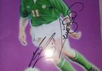 Graeme Souness and Kevin kilbane signed rep of Ireland 2000 programme v Scotland