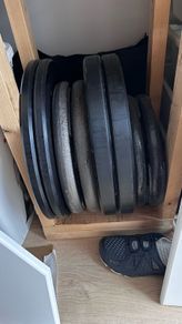 Weight plates 125kgs total