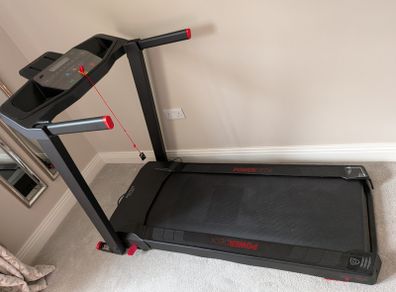 Domyos Run100E Folding Treadmill Barely Used
