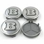 4PCS 75MM Mercedes Brabus Car Alloy Wheel Center Wheel Hub Caps A B C CLA CLS G M R W202 Image 3