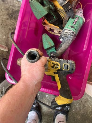 job lot of power tools