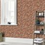 NEW SALE | Urban Red Brick Effect Wallpaper - Photographic Design - 3D Effect - Living Spaces & Feature Walls - Paste The Paper - Easy to Hang - 53 cm x 10.05 m Roll Image 3