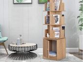 BRAND NEW Bookshelf 3 level storage shelf with cabinet made of MDF light oak