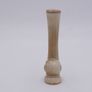 Vintage Frankoma Pottery 31 Snail Flower Bud Vase Plainsman Brown Satin Image 2