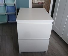bedside locker white