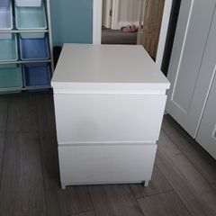 bedside locker white
