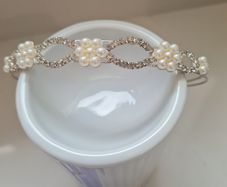 Ivory Communion pearl headband