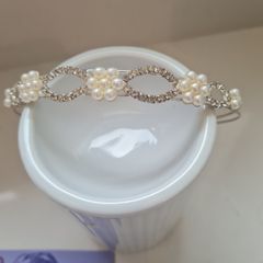 Ivory Communion pearl headband