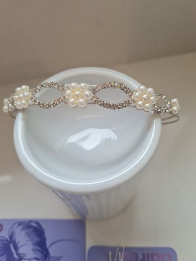 Ivory Communion pearl headband
