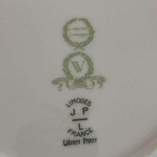 Set of 11 Limoges porcelain soup bowls