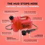 8 Litre Portable Pet Washing Device | Muddy Walks | Pet Cleaning | Grooming | Red Image 7